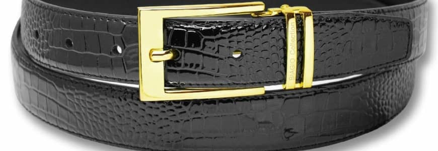Cintura Belt 100% Pelle Made in Italy A.G.SPALDING & BROS Nero Black Marrone Bro 